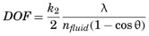 Depth of Focus Equation 1