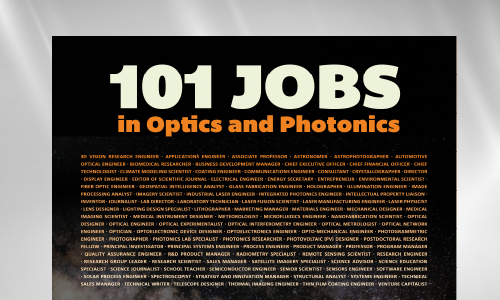 101 Jobs in Optics and Photonics poster image
