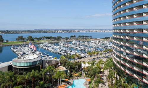 SPIE Optics + Photonics conference hotel, Marriott Marquis, San Diego