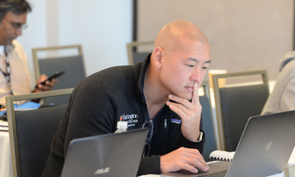 Attendee at one of the onsite courses offered at SPIE Smart Strucutres + NDE