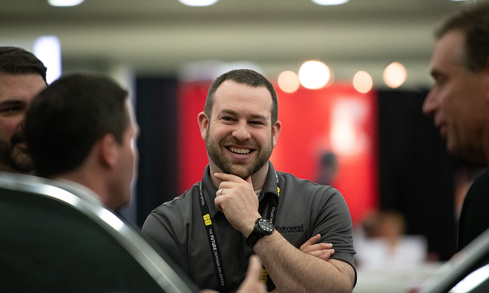 Attendees of the Exhibition at SPIE Defense + Commercial Sensing make connections and advance their projects