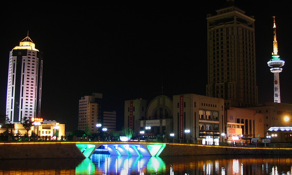 Nantong cityscape at night