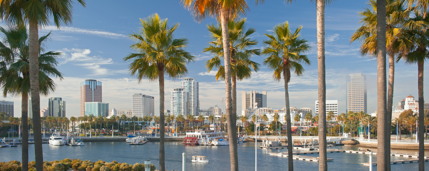 Long Beach California skyline during SPIE Smart Structures + NDE