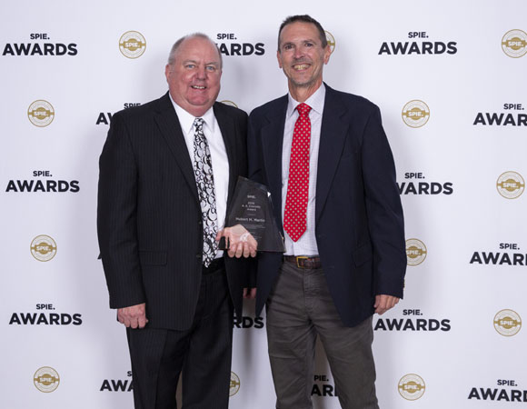 Hubert Martin wiis the 2019 A.E. Conrady Award in Optical Engineering.
