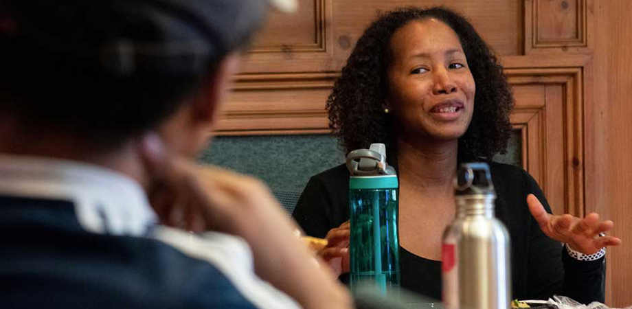 Audrey Bowden meets with Sloan Scholars at Duke University