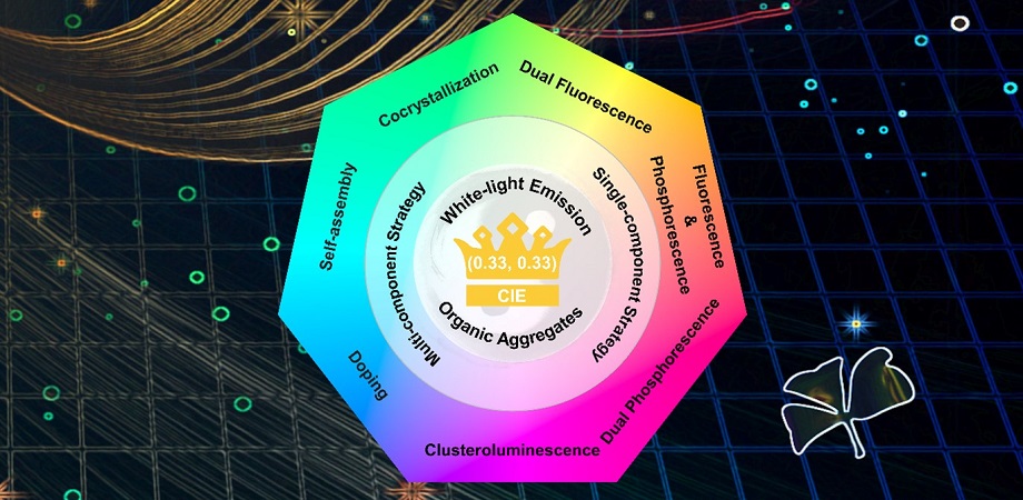 Strategies for achieving white-light emission from organic aggregates