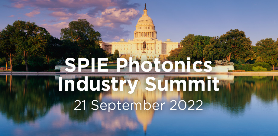 DC image with SPIE Photonics Industry Summit 21 September text.